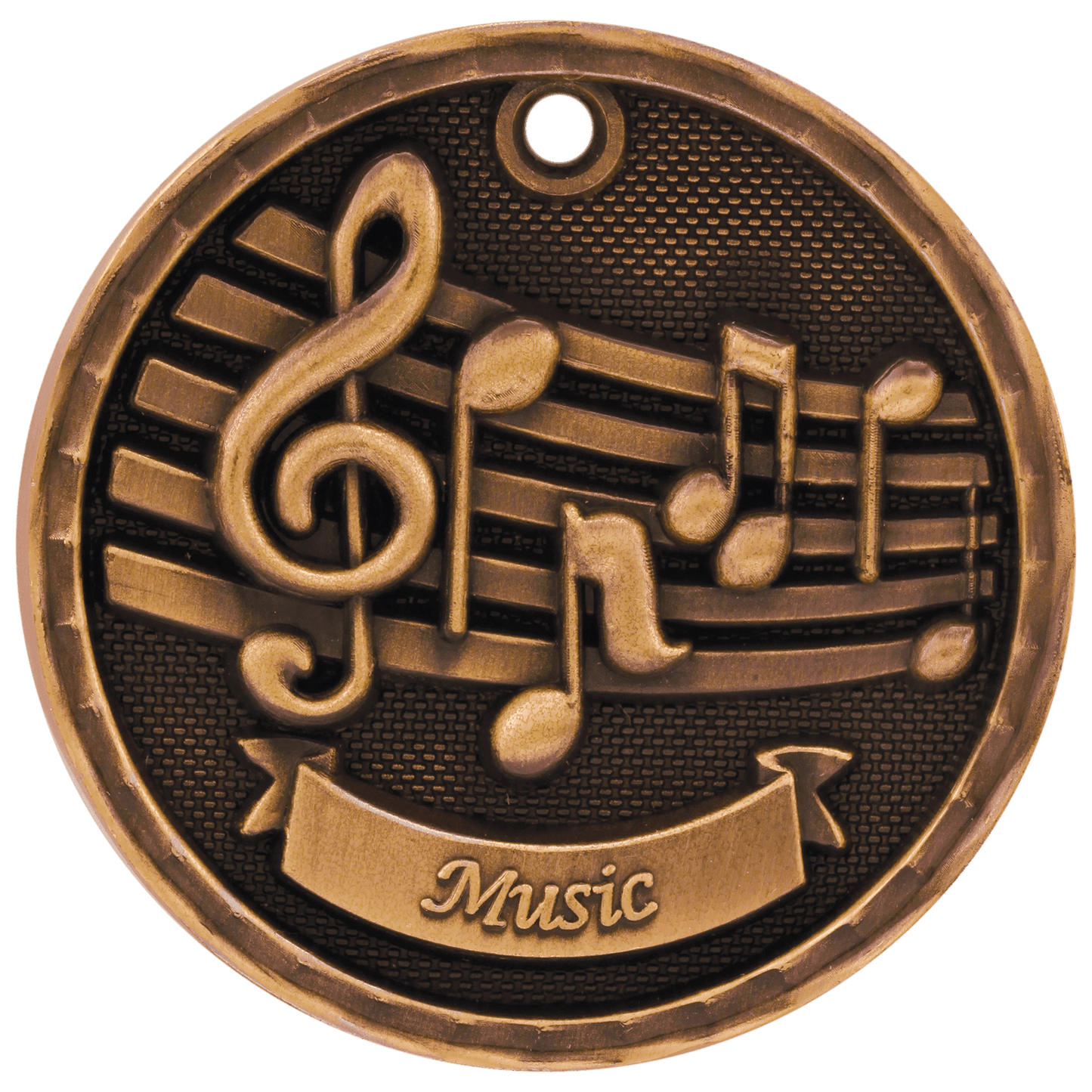 2" Music Medal