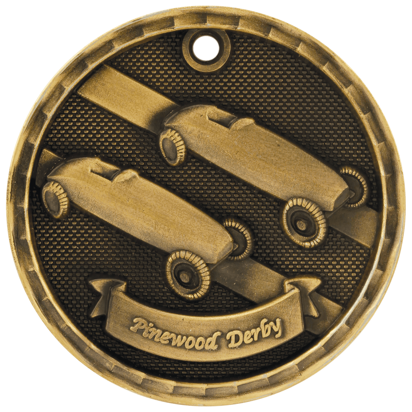 2" Pinewood Derby Medal