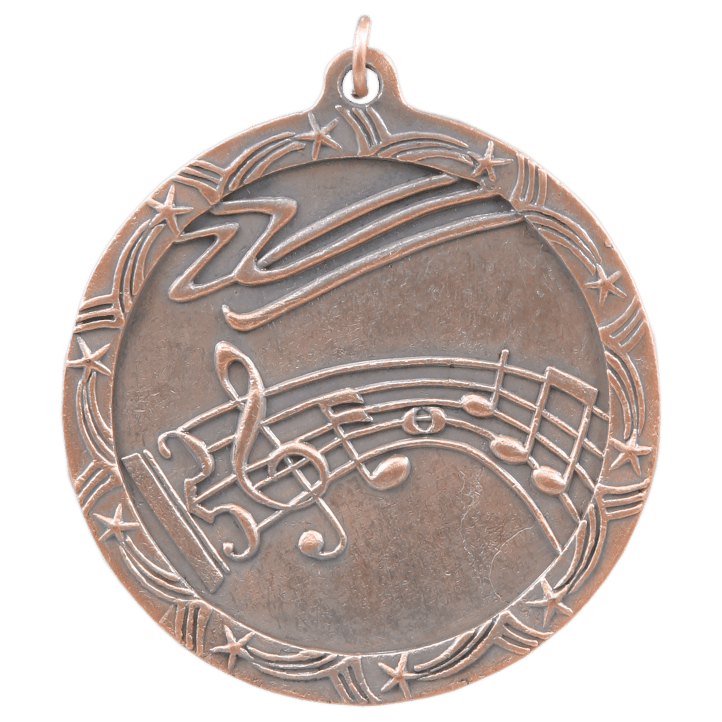 Antique Music Shooting Star Medal
