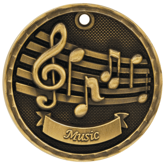 2" Music Medal