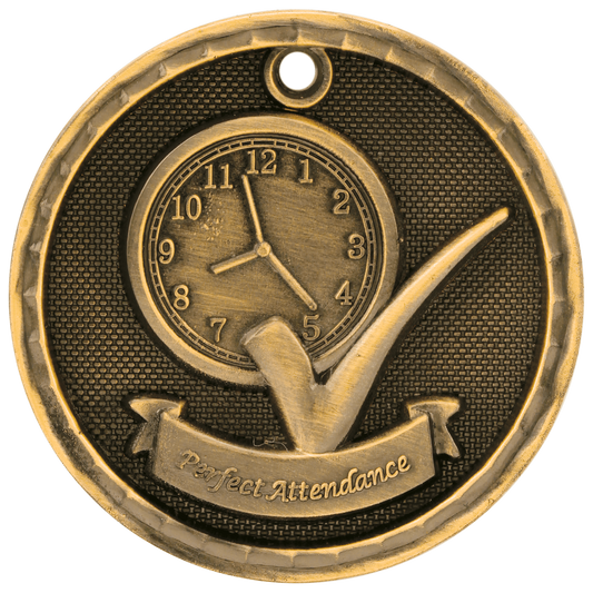 2" Perfect Attendance Medal