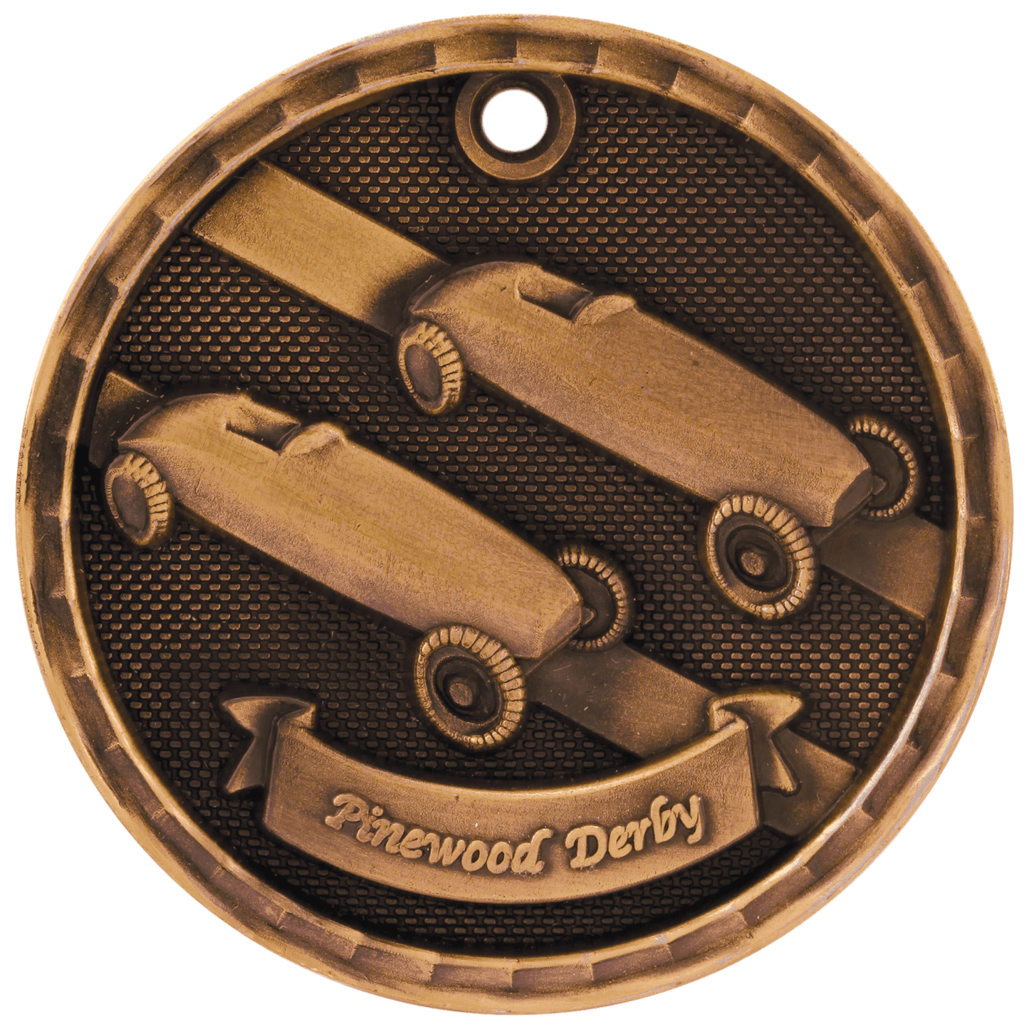 2" Pinewood Derby Medal