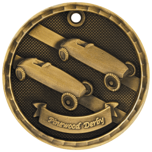 2" Pinewood Derby Medal