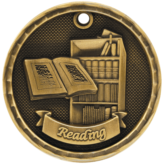 2" Reading Medal