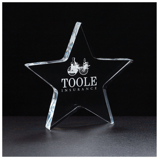 Star Acrylic Paperweight