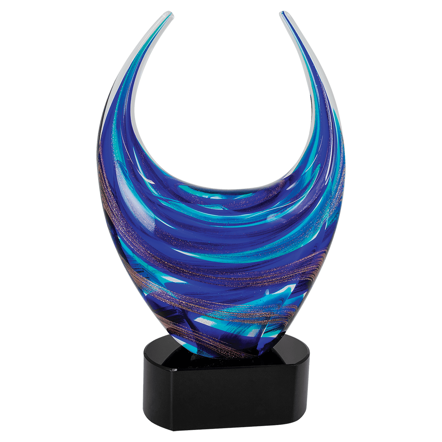 12" Blue/Gold Dual Rising