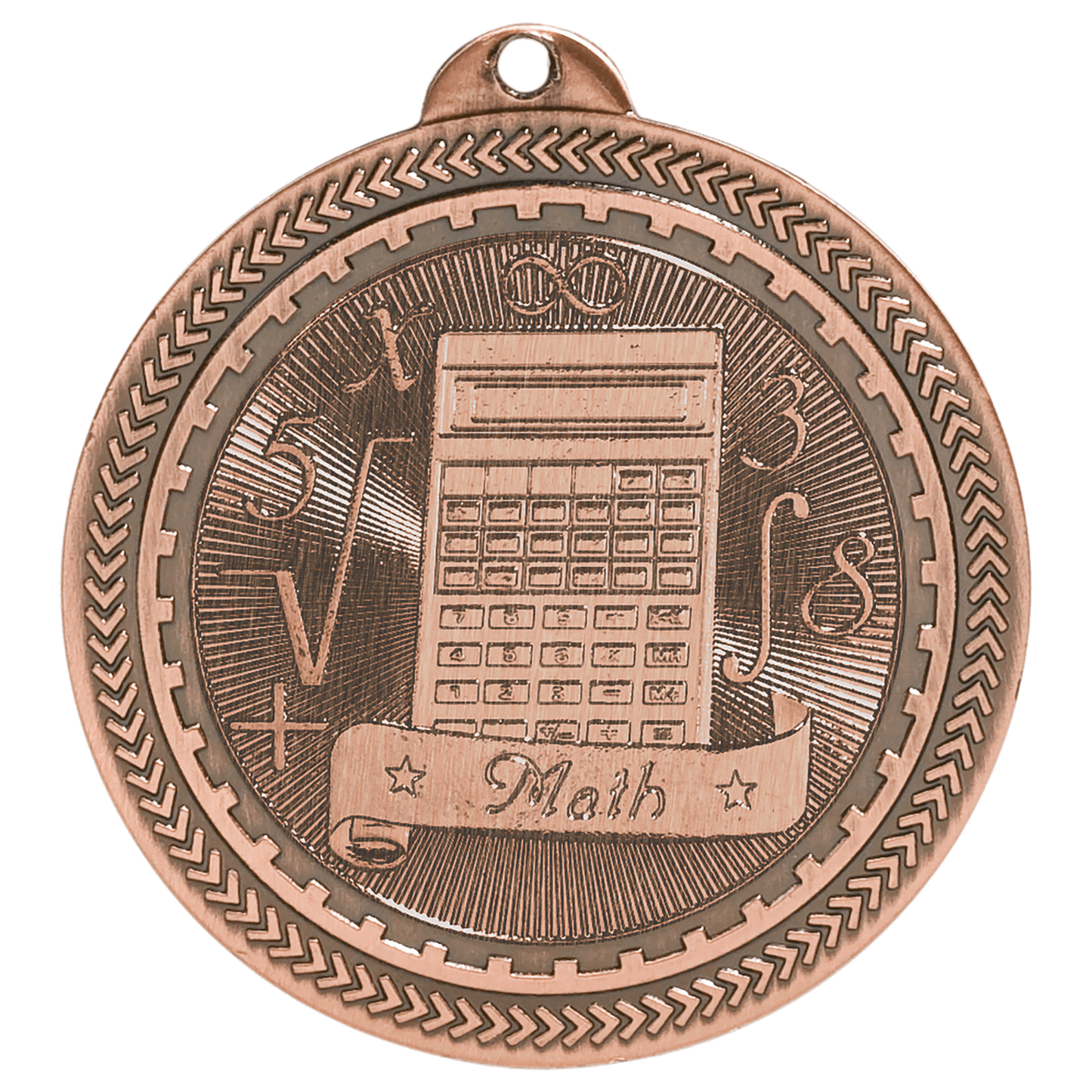 2" Math Medal