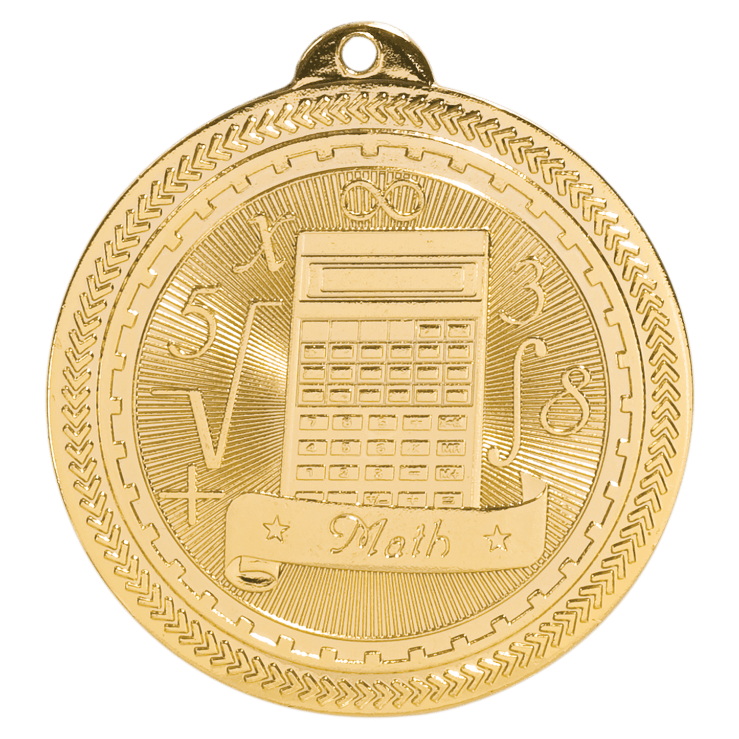 2" Math Medal