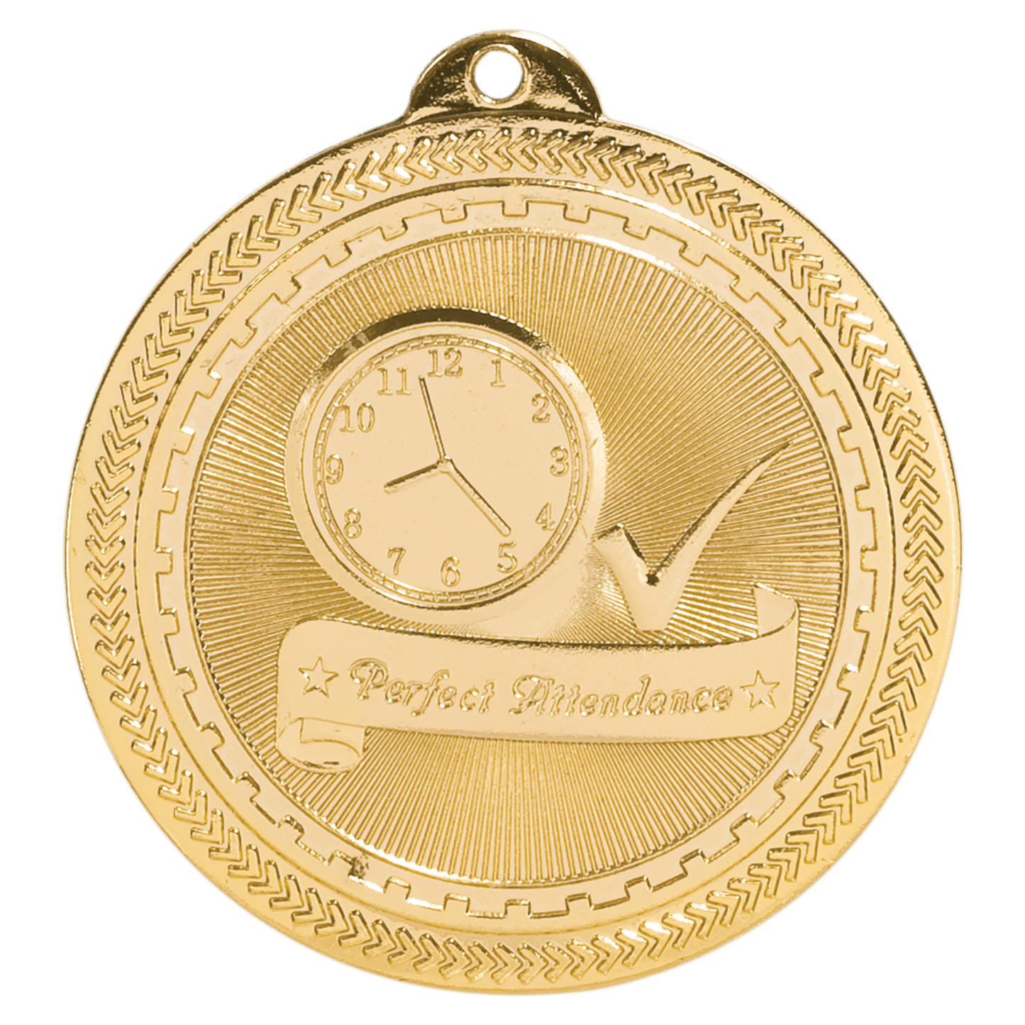 2" Perfect Attendance Medal