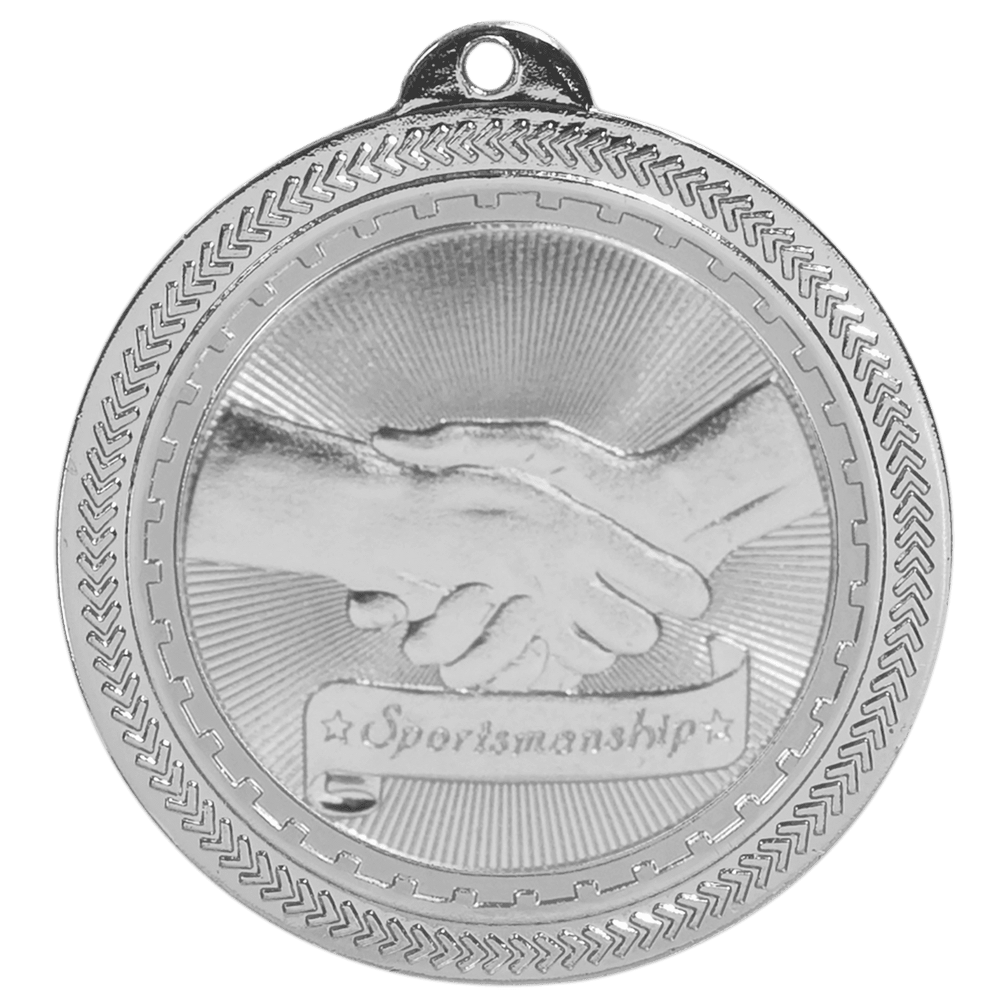 Sportsmanship Laserable Brite Lazer Medal