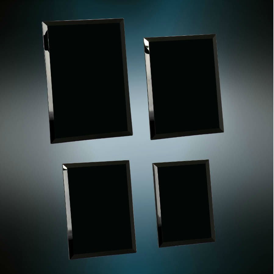 Glass Mirror Plaque