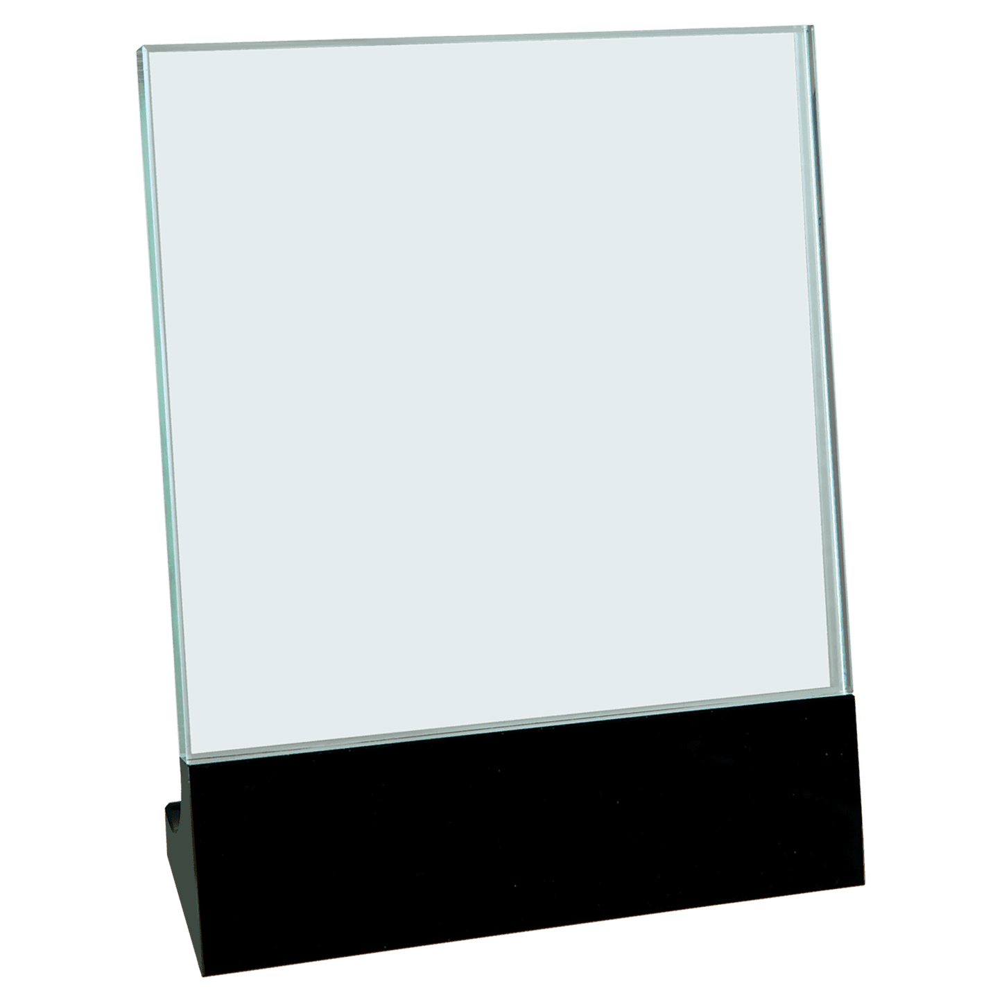 Glass Stand Up Plaque