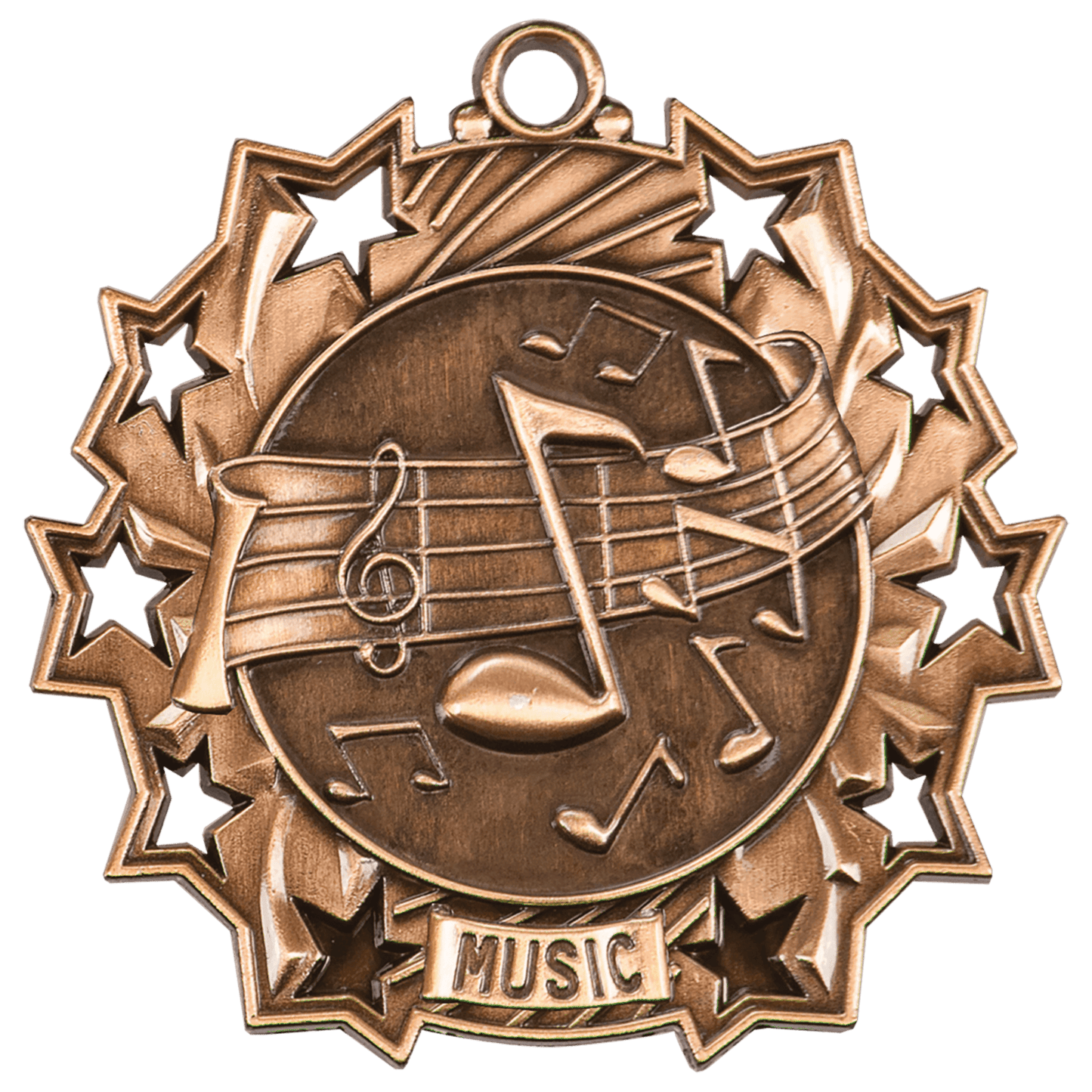 Antique Music Ten Star Medal