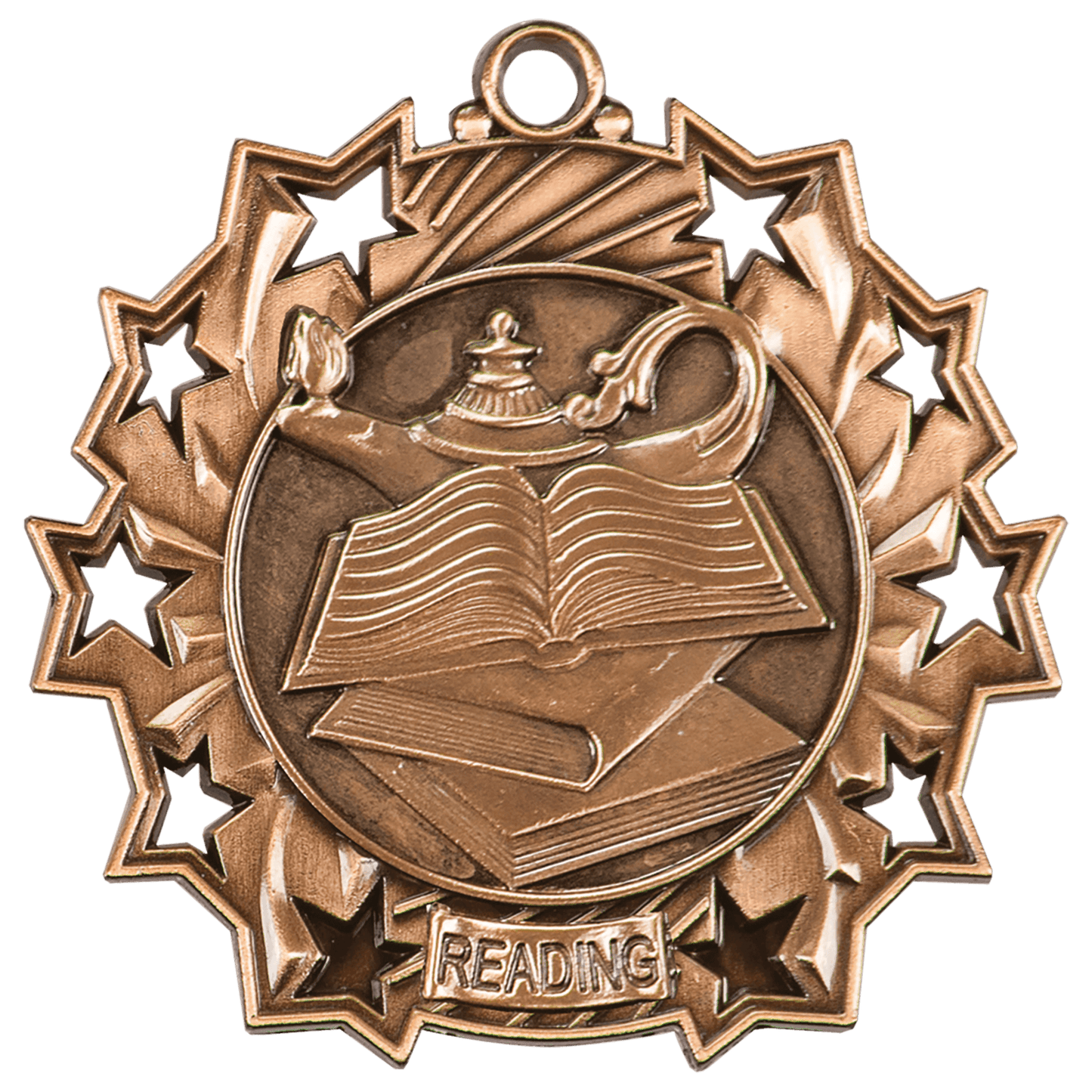 Antique Reading Ten Star Medal