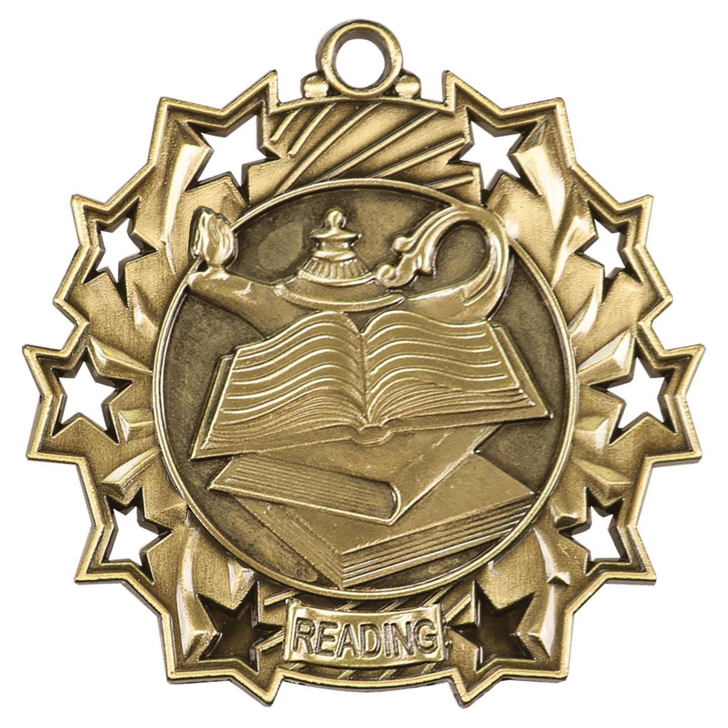 Antique Reading Ten Star Medal