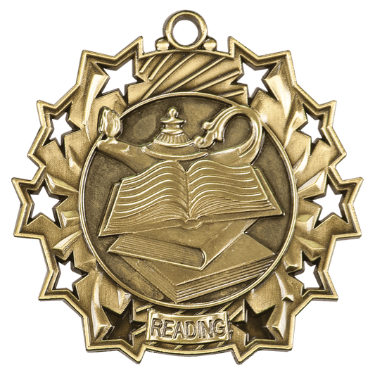 Antique Reading Ten Star Medal