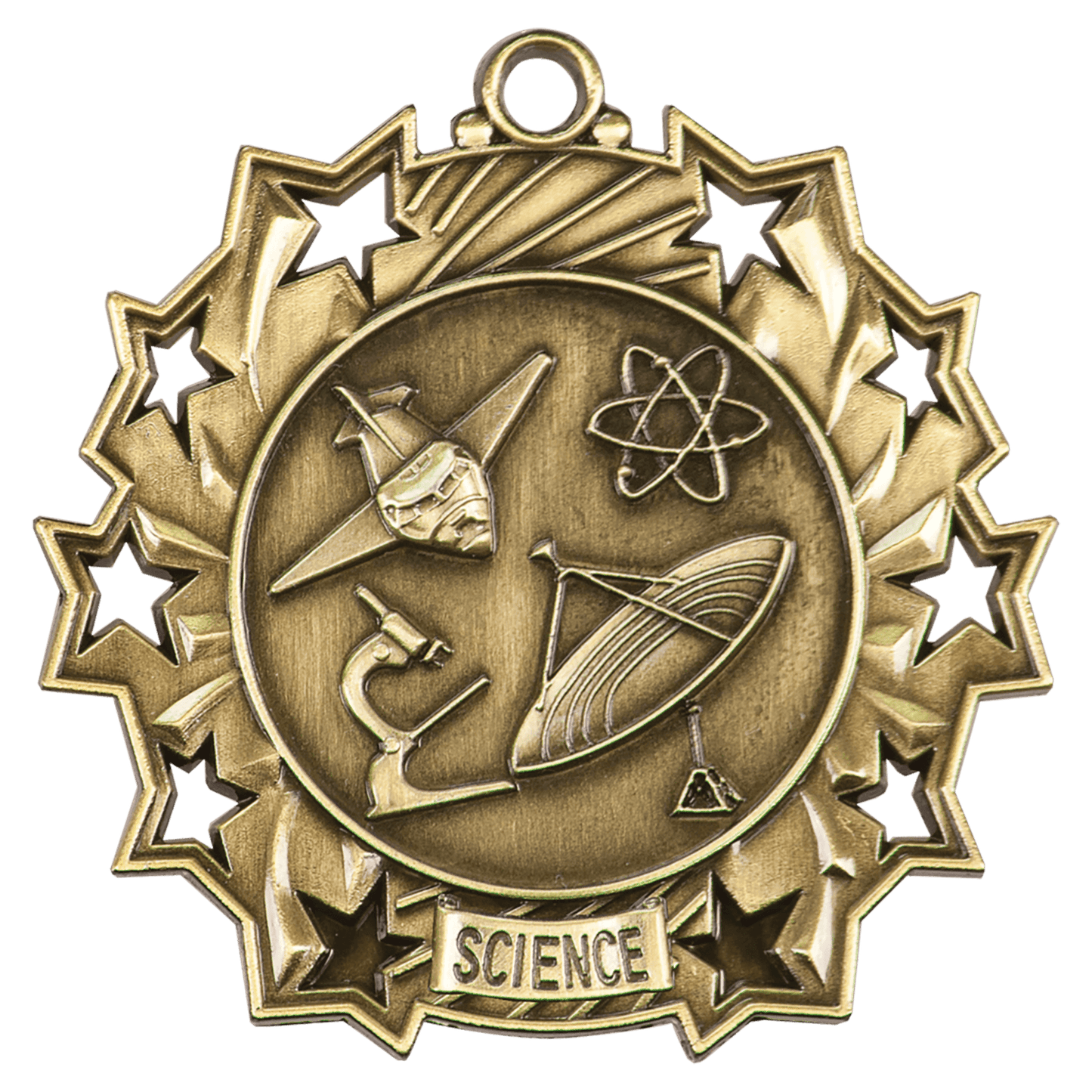 Antique Science Ten Star Medal