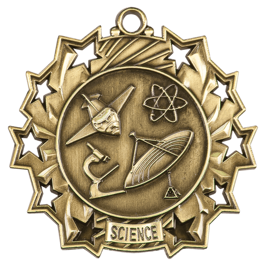 Antique Science Ten Star Medal