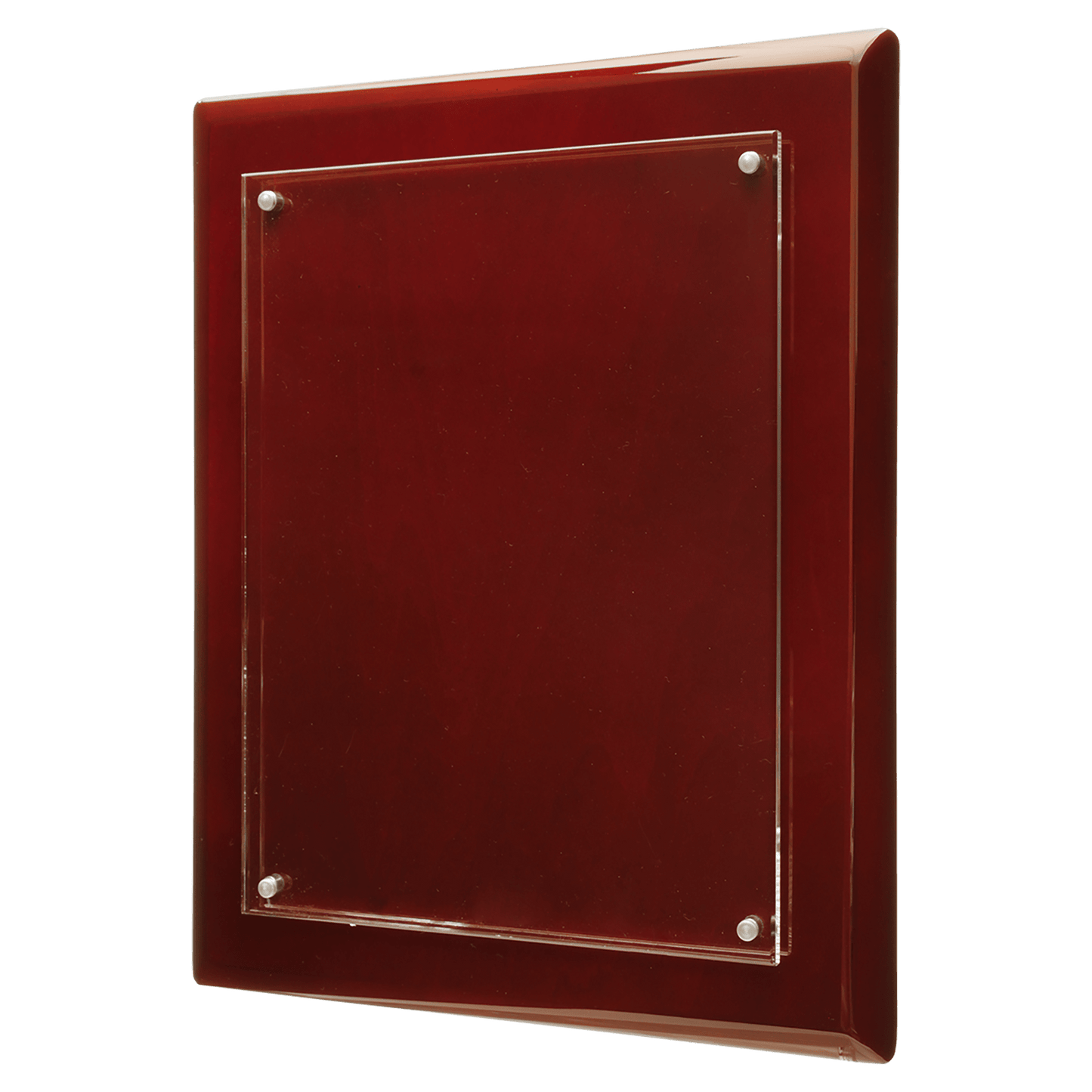 Rosewood Piano Finish Floating Acrylic Plaque